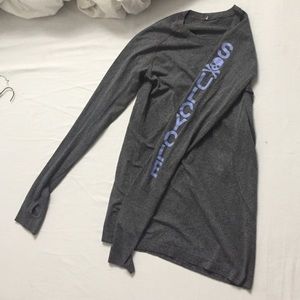 Grey Long Sleeve Lululemon Top