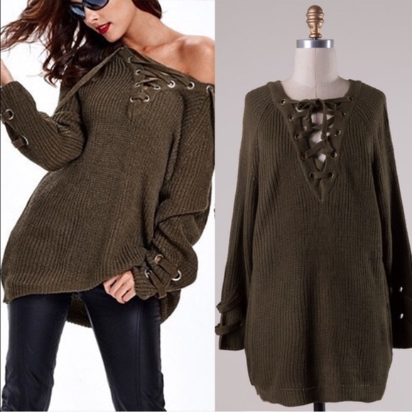 🆕ALIA solid sweater tunic top -MARSALA - Picture 3 of 4