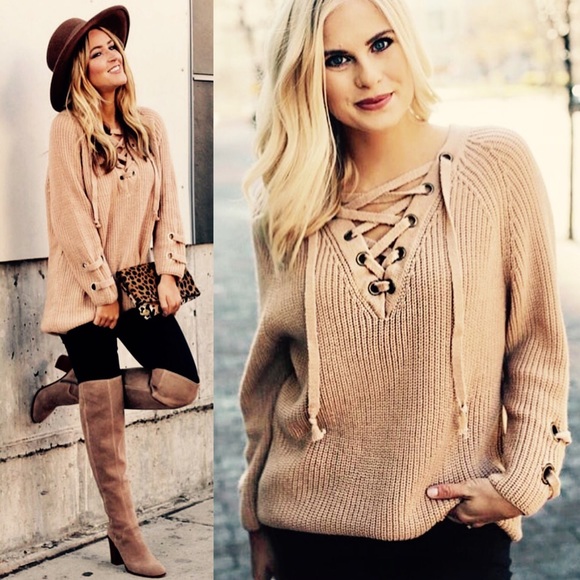 🆕ALIA solid sweater tunic top -MARSALA - Picture 4 of 4