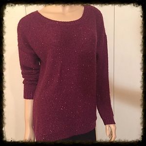 ✅ SALE ✅ Burgundy Sequined Sweater