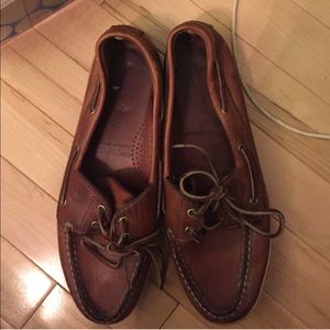 Timberland brown leather shoes