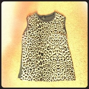 Two sided leopard print top.