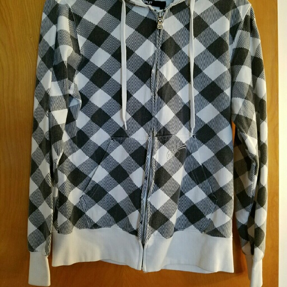 SPLIT zip up hoodie