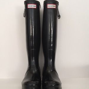 Hunter Original High Gloss Boot (black)