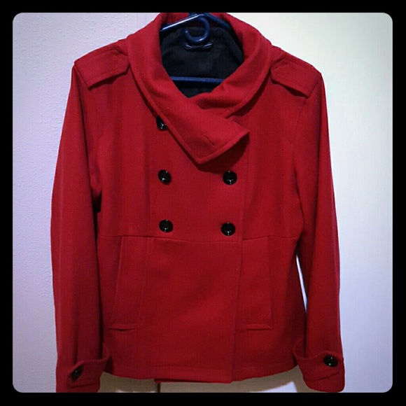 Gap Wool Skirted Pea Coat