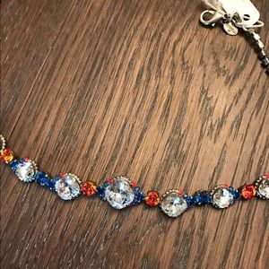 Sorrelli orange and Blue necklace