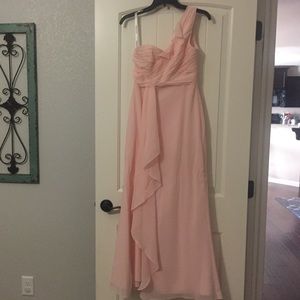 Light pink Davids Bridal bridesmaids dress size 2