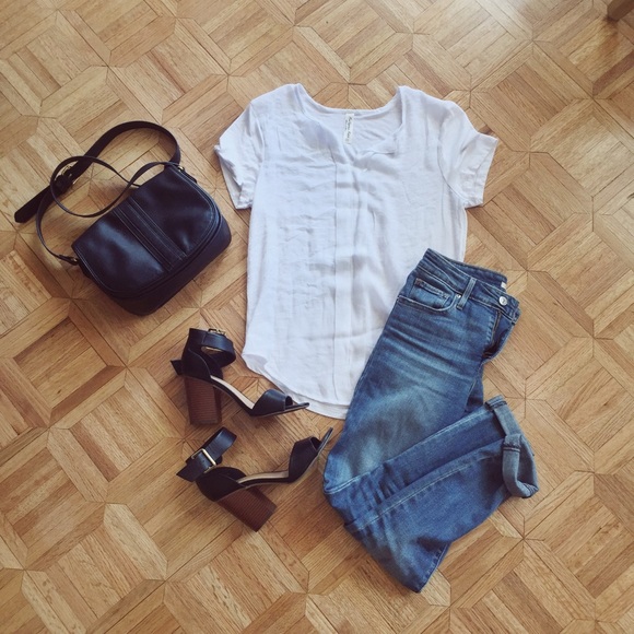 Soft semi sheer tee MOVING SALE - Picture 1 of 2