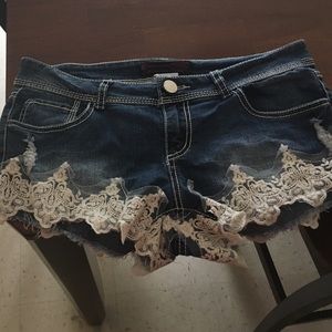 Gently used Jean shorts. Super cute for summer!