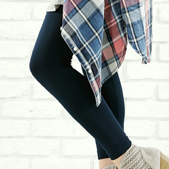 Pants - NEW navy blue fleece leggings