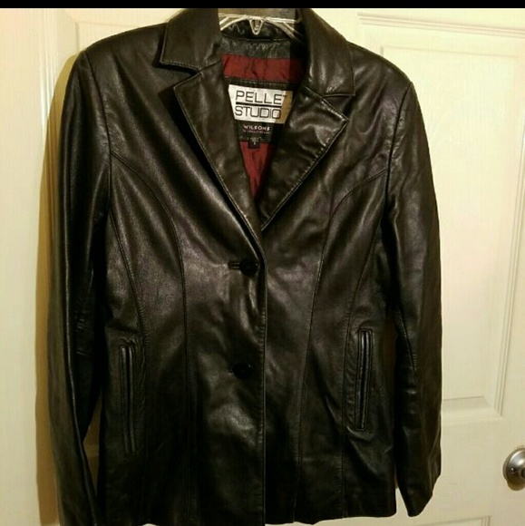 Wilsons Leather Jackets & Blazers - Wilson for Pelle Studio black leather jacket.