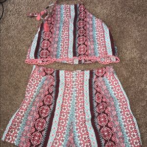 Hollister short set with top