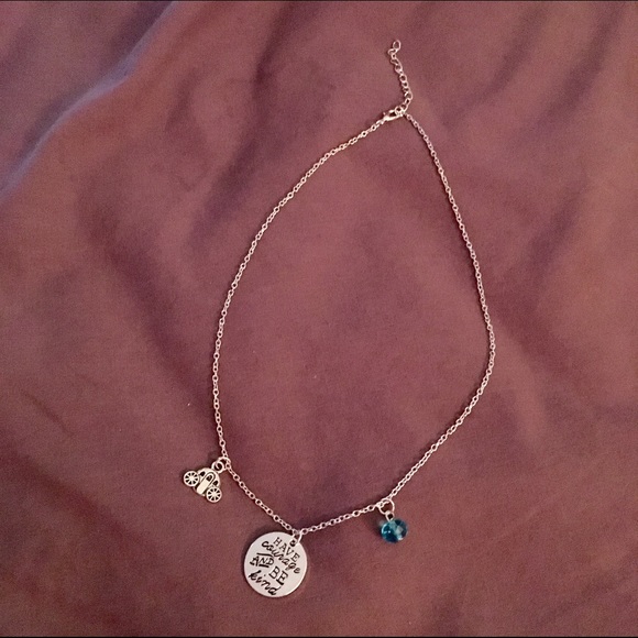 Cinderella "Have Courage & Be Kind" Necklace - Picture 2 of 3