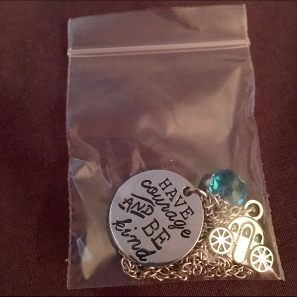 Cinderella "Have Courage & Be Kind" Necklace - Picture 3 of 3