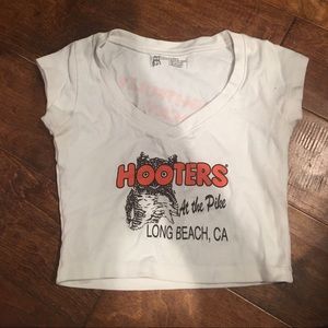 Hooters girl crop top uniform