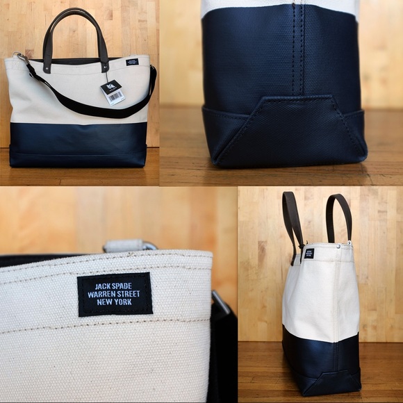 NWT Jack Spade New York Canvas Bag