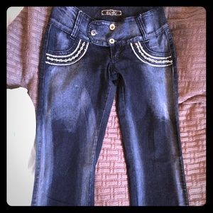 Blue two toned jeans