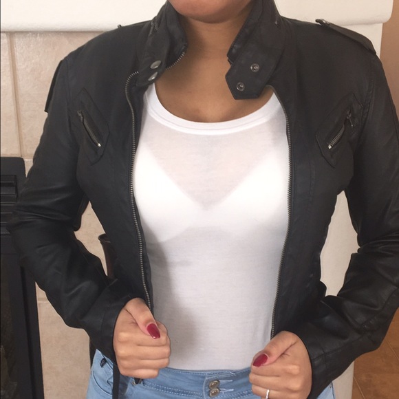 Black Motorcycle Jacket