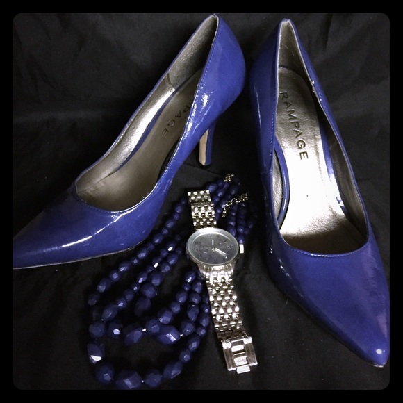 Rampage Cobalt Blue Pumps