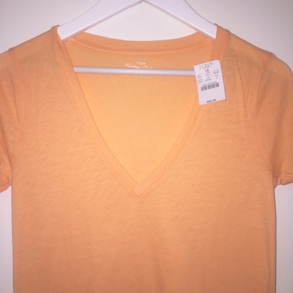 NWT J. Crew Vintage Cotton V-neck T-shirt
