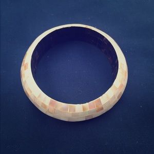 Cream And Brown bracelet
