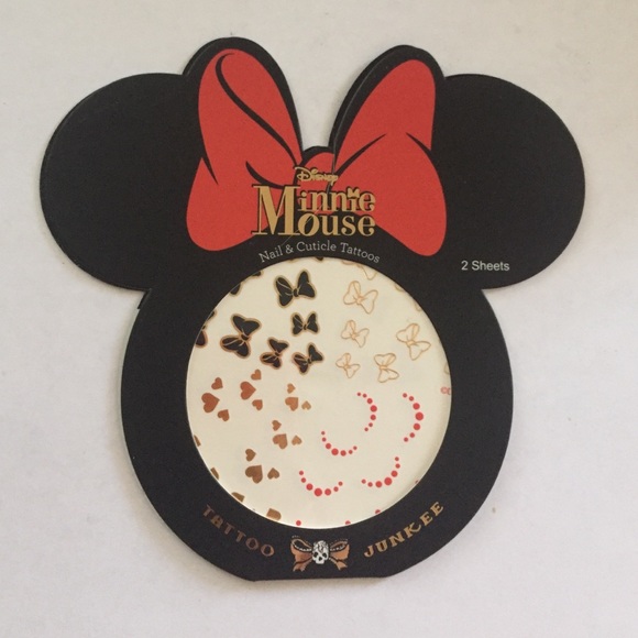 Disney Minnie Mouse Nail & Cuticle Temp Tattoos