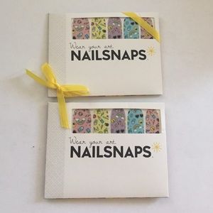 Bundle of 2 Emoji Nailsnaps Nail Art