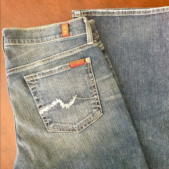 7 For All Mankind Bootcut Jeans 33" Inseam