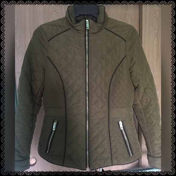 H&M Olive Green Quilted Jacket