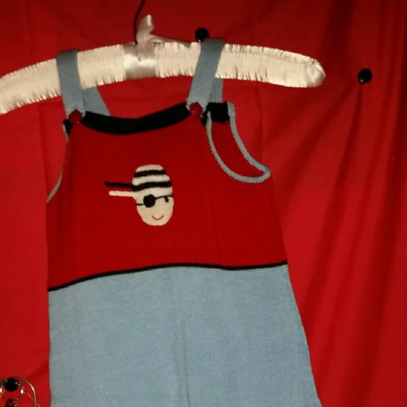 A knit longall made by Zackali 4 kids