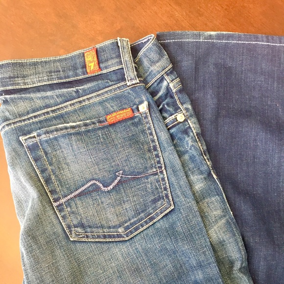 7 For All Mankind Jeans Bootcut,  31" Inseam