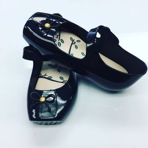 Black ballerina inspired jellies
