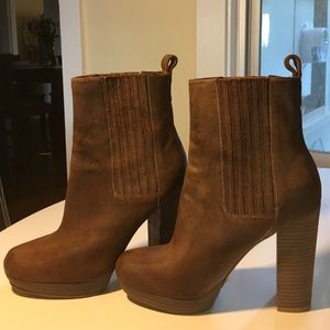 Michael Kors distressed ankle boot