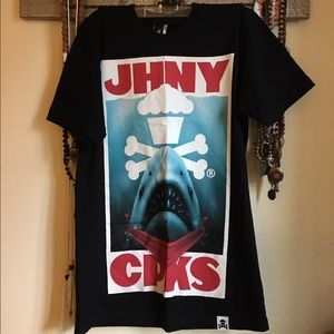 Limited edition Johnny Cupcakes Jaws tshirt