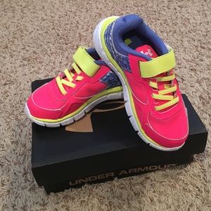 NEW in box girls Under Armor tennis shoes