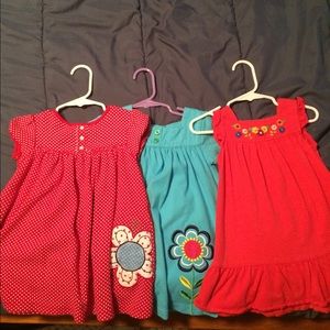 24 M dress, Carters, girls, lot of 3!