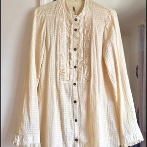 FREE PEOPLE Long-Sleeve Boho Tunic