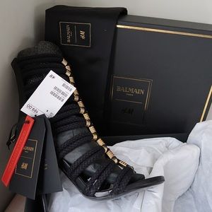 BALMAIN x H&M Rope Strap Sandals