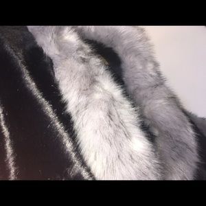 Mink stool/shawl