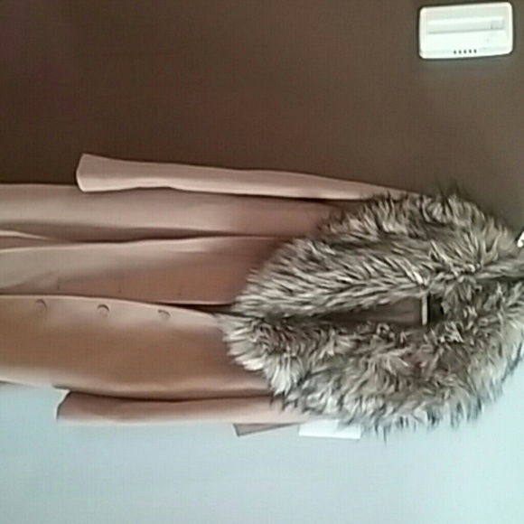 Wool trench coat