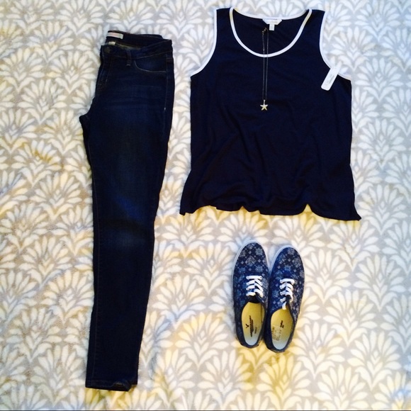 NWT Knit Navy Tank ⚓️ - Picture 1 of 2