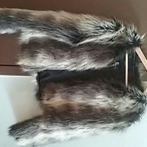 Fur short jacket