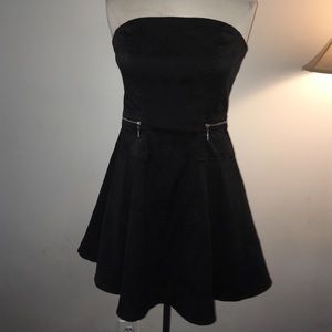 Black mini dress