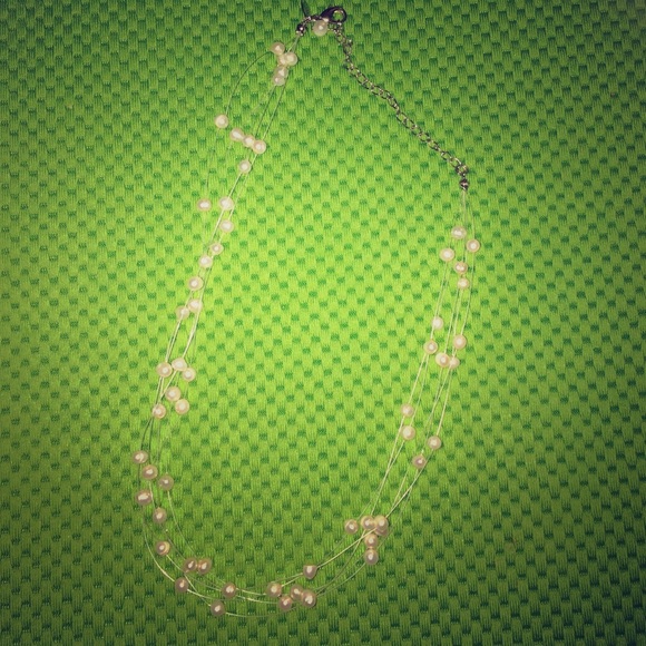 Lia Sophia floating pearl necklace