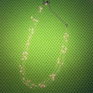 Lia Sophia floating pearl necklace