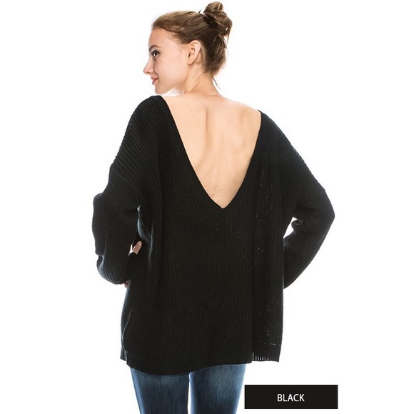 🚫Sold🚫V Knit Sweater - Dusk Pink - Picture 3 of 4