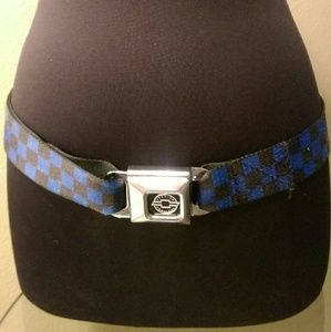 Adjustable Chevy Chevrolet Checkered Seatbelt Belt