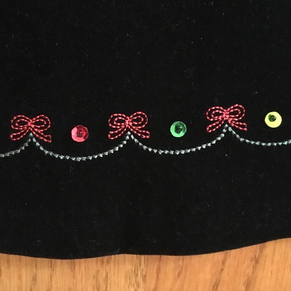 🎄Girls 2T Velvet Dress - Picture 3 of 4