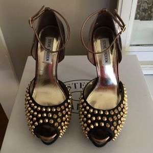Steve Madden studded platform sandals