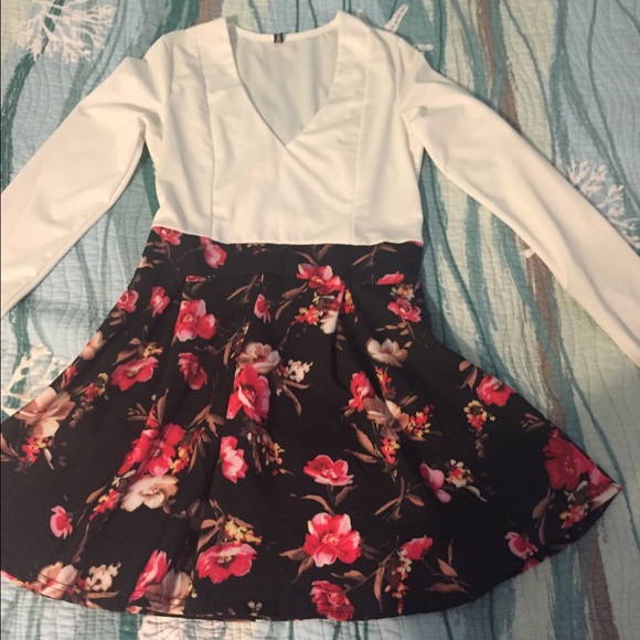A mini dress